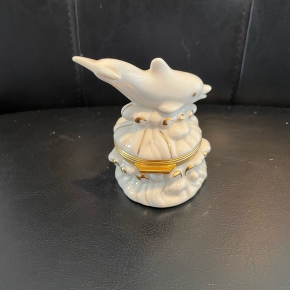 NEW Lenox Dolphin Splash Box - Picture 2 of 4